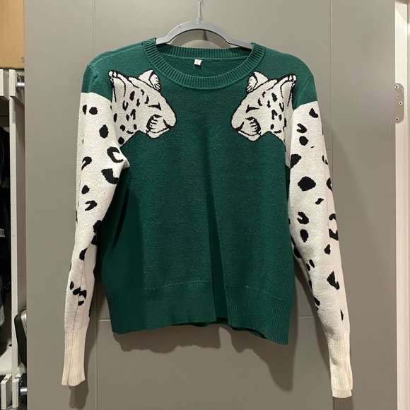 Sweaters - Leopard Sweater